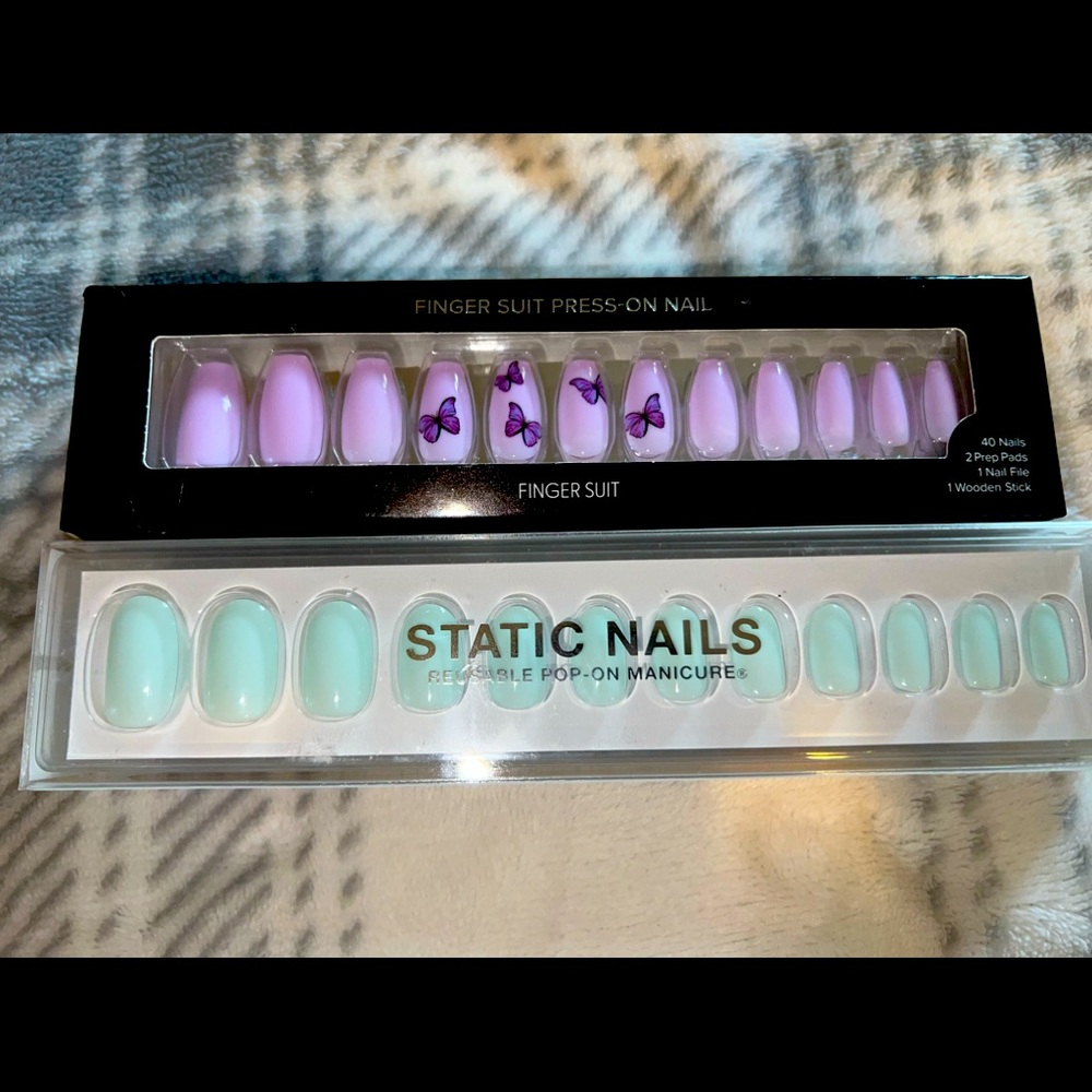 Finger Suit Press On Nail & Static Nail